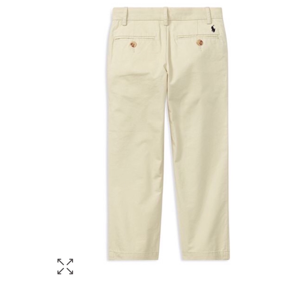 Polo ralph lauren 4t flat front straight khakis pants - Picture 2 of 6